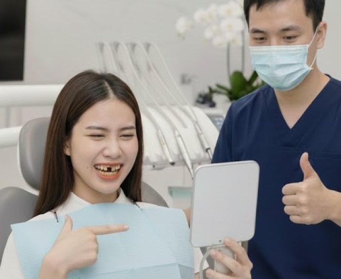 Trước và sau khi làm răng