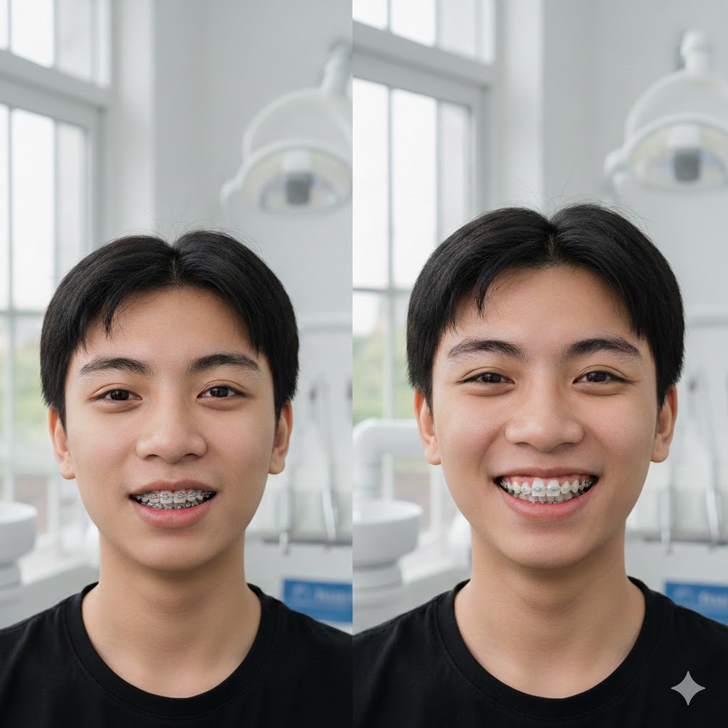 lợi ích khi niềng răng mắc cài